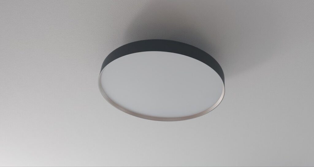 ART WORK STUDIO GLOW 6000のシンプルな円形デザイン(ブラック×ゴールド)